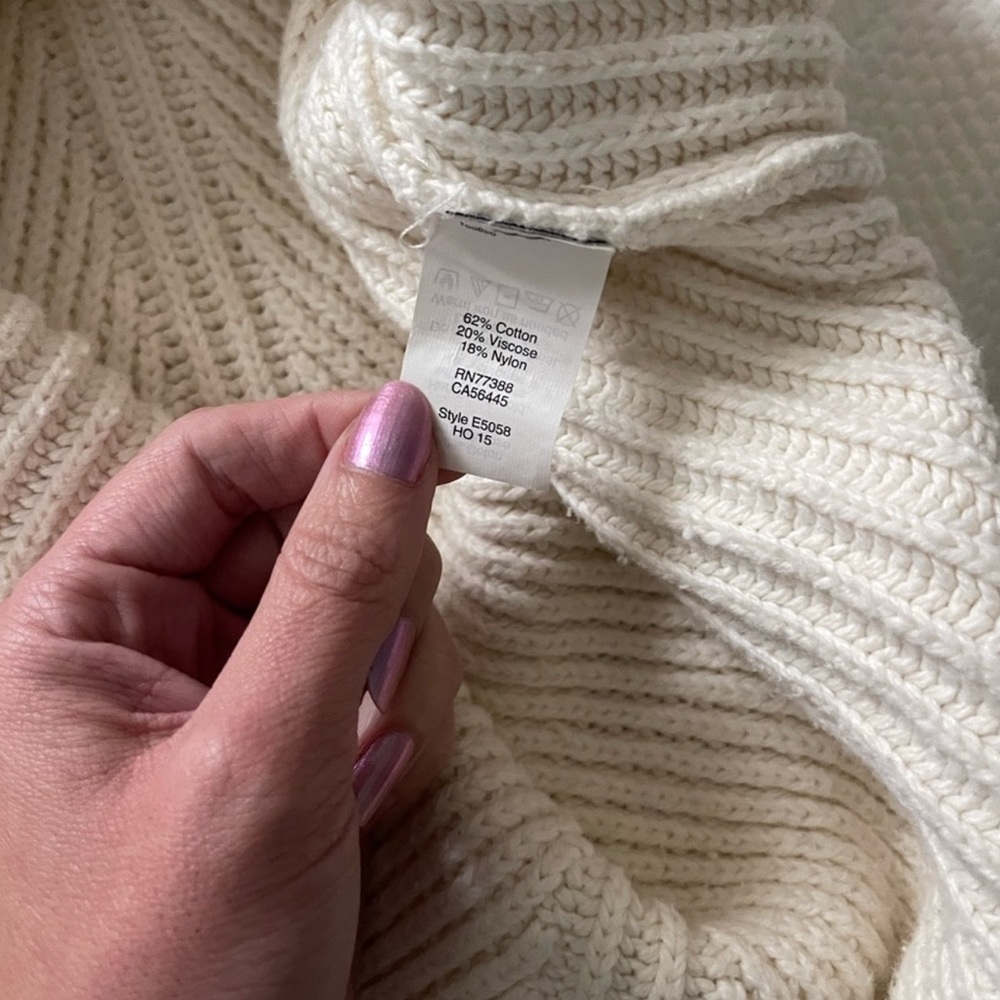 Madewell Cream Crew Neck Sweater - Picture 7 of 7